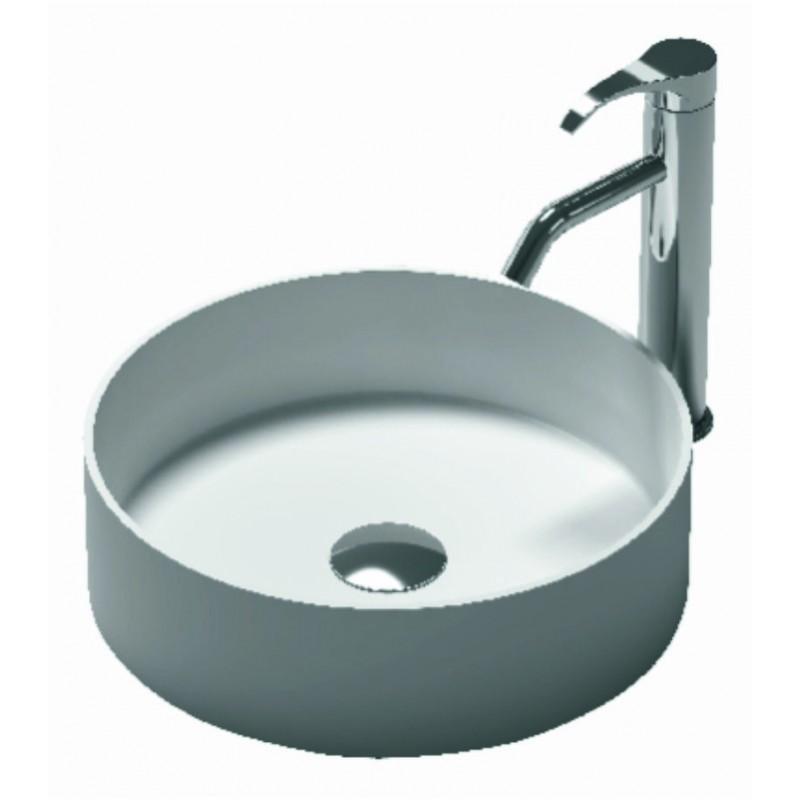 Умивалник от материал iStone Solid Surface, Размер: 38x11см, без сифон