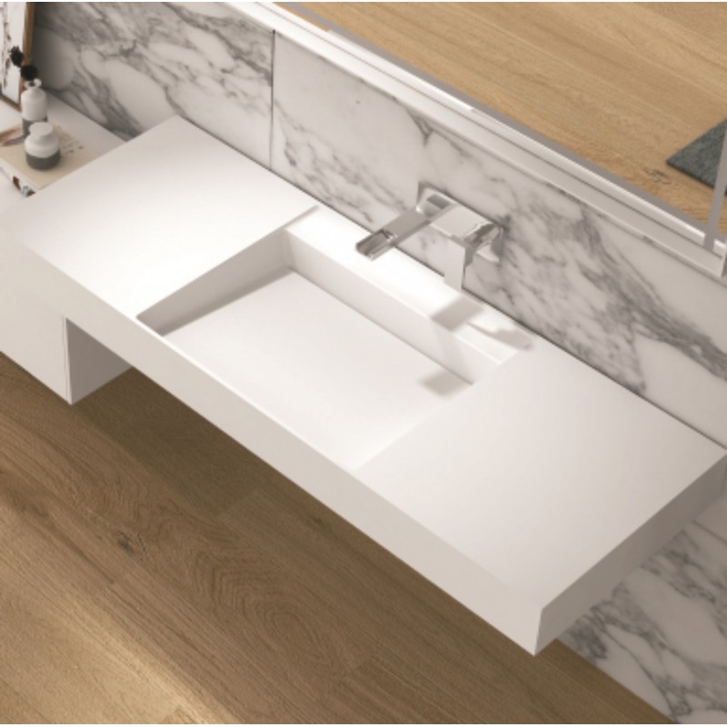 Умивалник от материал iStone Solid Surface, размер 150x55x14.5см, без сифон