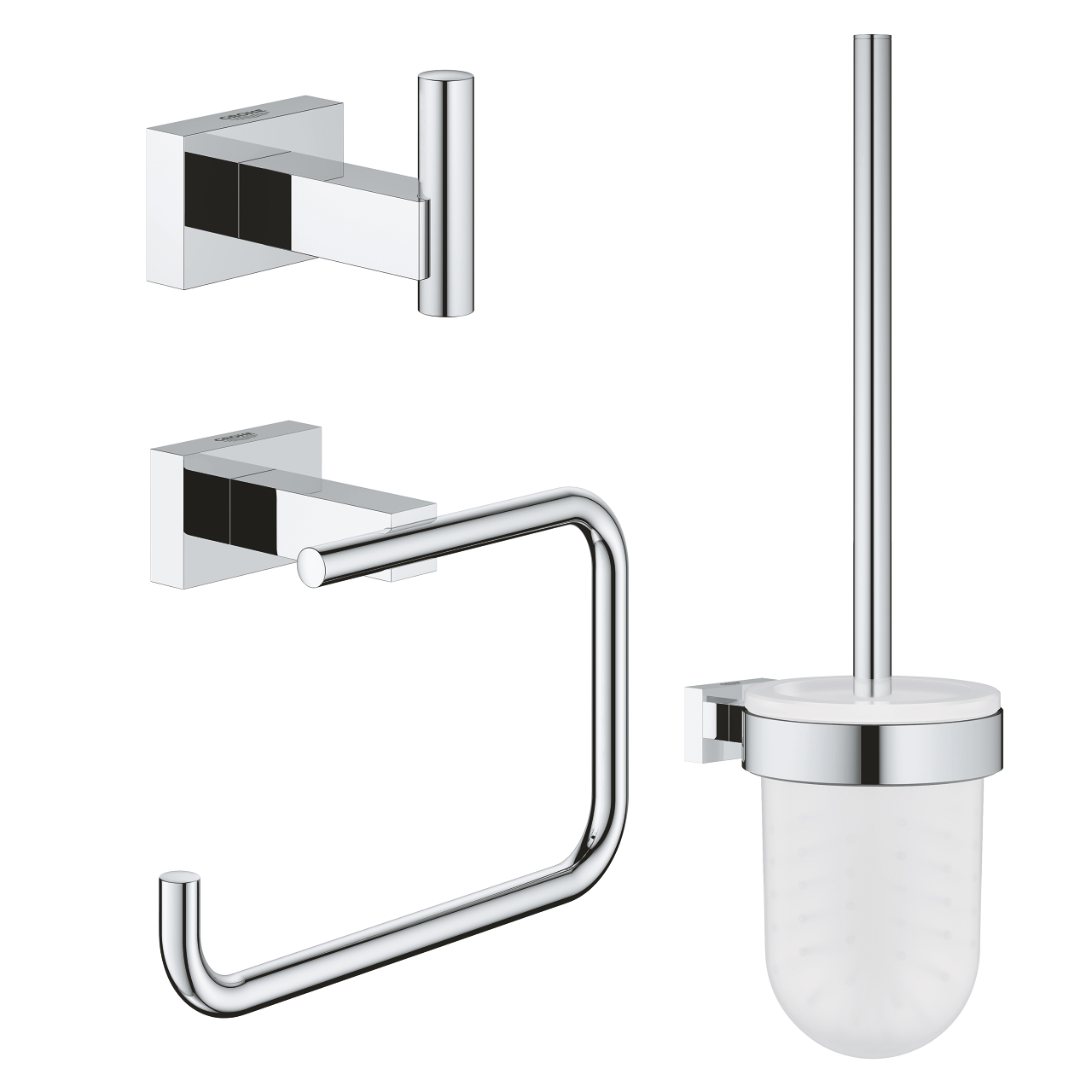 GROHE Essentials Cube Комплект аксесоари за баня 3 в 1