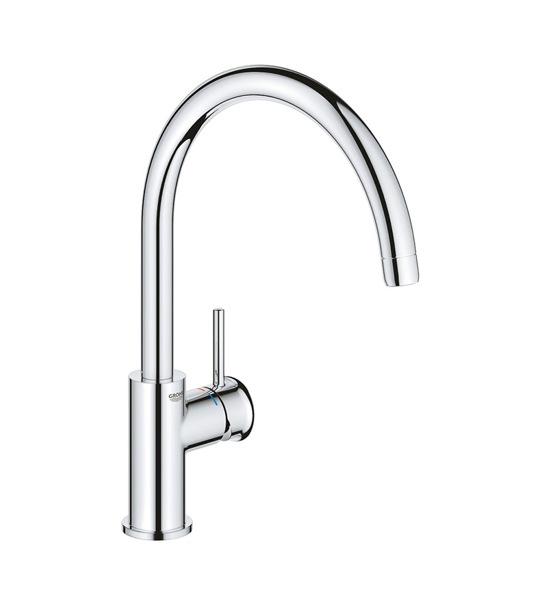 GROHE Смесител за кухненска мивка висок чучур BauClassic
