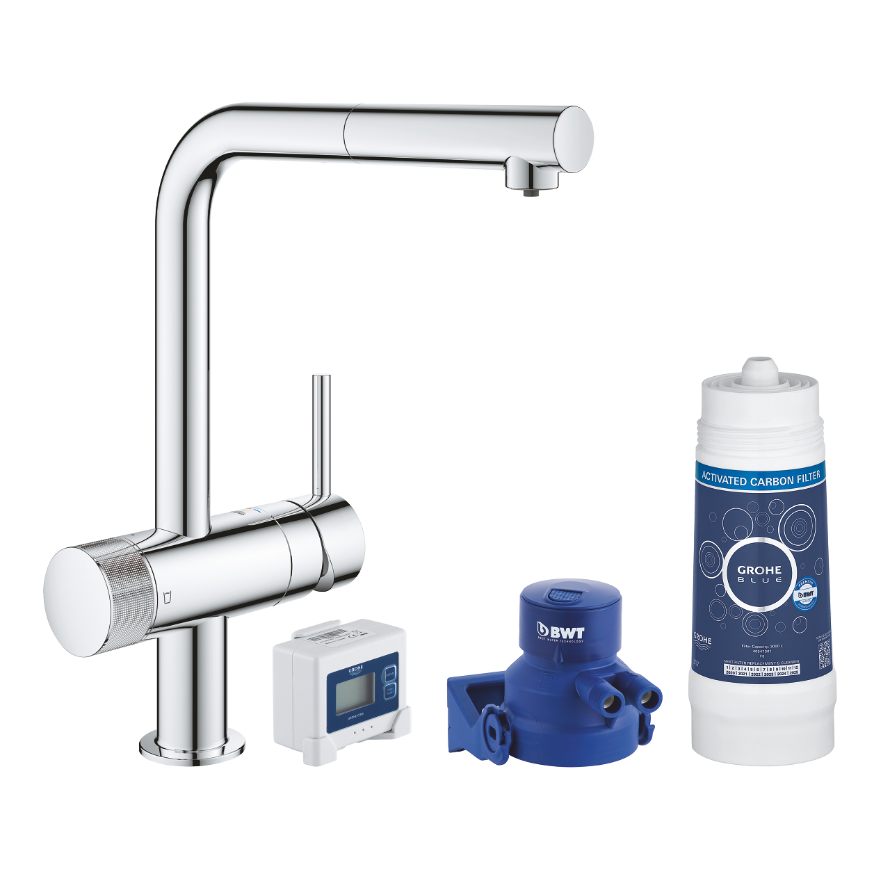 GROHE Blue Pure Minta Кухненски смесител с филтър, комплект