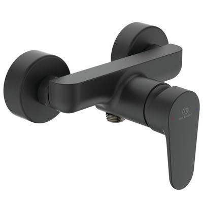 Смесител BC499XG стенен за душ, черен мат