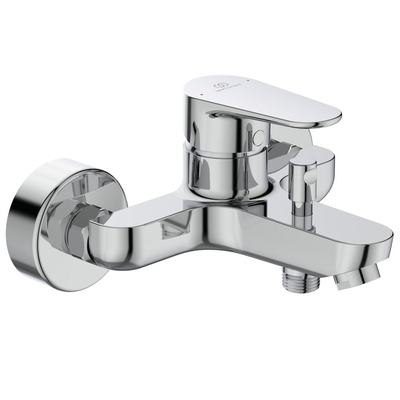 Смесител за вана/душ BC157AA с 35mm керамичен затварящ механизъм с ограничител на топла вода