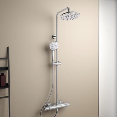 Ceratherm T50 A7230AA Душ система с термостатен стенен смесител за душ и декоративна полица