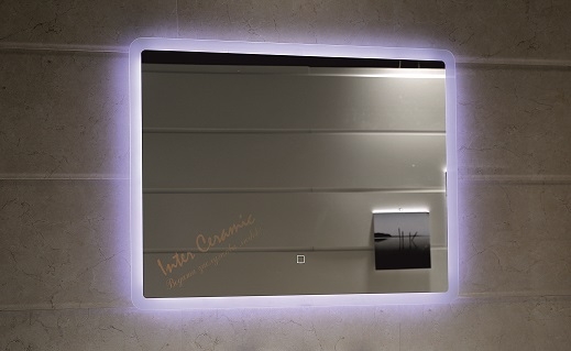 Огледало за баня с LED осветление, Размер: 140x100см, TOUCH SCREEN, 6500 K 