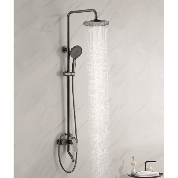 INTERCERAMIC Душ комплект, сив