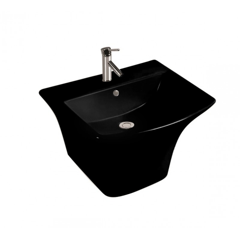 Порцеланов умивалник  ICC 5345 BLACK, размер 53*46*39см